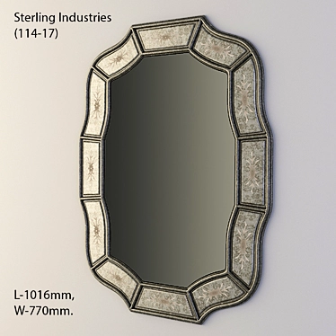 Elegant Sterling Industries Mirror 3D model image 1 