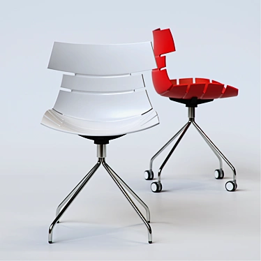 Stylish Office Chair: Chair Return 3D model image 1 