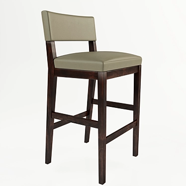 Sleek Seri Willy Bar Stool 3D model image 1 