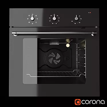 TENLIG Oven: Efficient, Spacious, Stylish 3D model image 1 