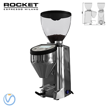 Rocket Espresso Macinatore Fausto Grinder 3D model image 1 