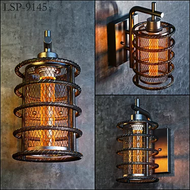 Lussole Loft LSP-9145: Sleek and Lightweight Pendant Light 3D model image 1 