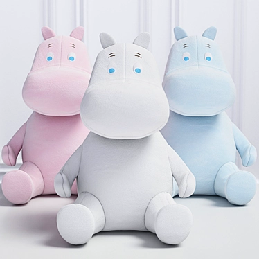 Moomintroll and Snork Adventure Set 3D model image 1 