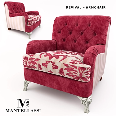 Revival Armchair: Modern Elegance Meets Comfort 3D model image 1 