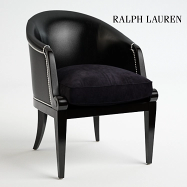 Elegant Ralph Lauren Duchess Chair 3D model image 1 
