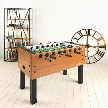 Ultimate Foosball Lounge Table 3D model image 1 