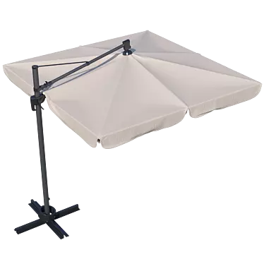 Sleek Outdoor Shade Solution 3D model image 1 