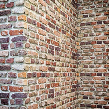 Brick wall with corners