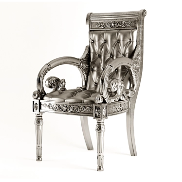 Elegant Versace Vanitas Armchair 3D model image 1 