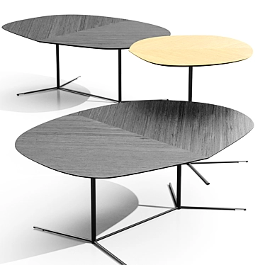 Elegant Corona Patio Furniture 3D model image 1 