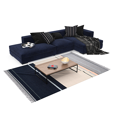 BoConcept Cenova Set: Sleek and Stylish Contemporary Living Collection 3D model image 1 
