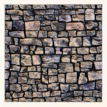 Eternal Stone Wall Pattern 3D model image 1 