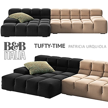 B&B Italia TUFTY-TIME: Modern Elegance 3D model image 1 