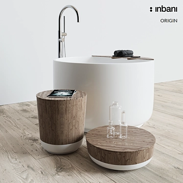 Inbani Origin Bathtub 3D model image 1 