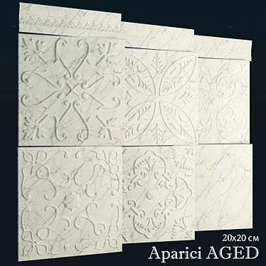 Aparici Aged Ceramic Tiles - Elegant and Timeless. 3D model image 1 