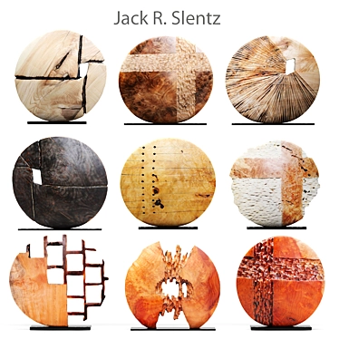 Wooden Sculpture: Jack Slentz 3D model image 1 