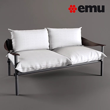 Terramare Sofa: Elegantly Designed & Perfectly Sized 3D model image 1 