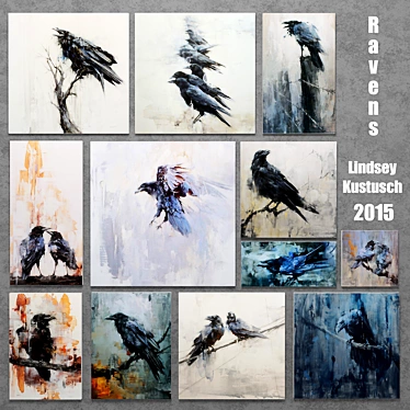 Ravens in Art: Lindsey Kustusch 3D model image 1 