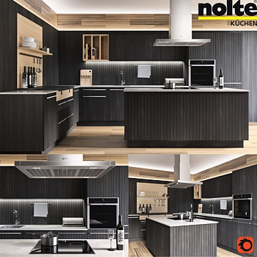 Nolte Neo Chalet - German Elegance & Functionality 3D model image 1 