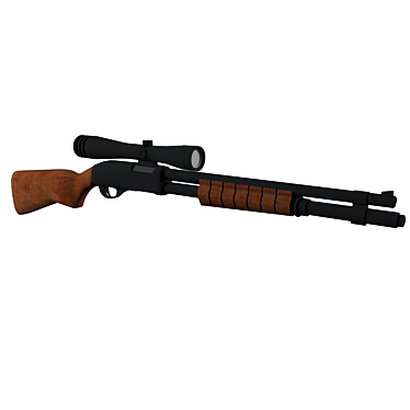 Ready for Anything: Remington 870 3D model image 1 