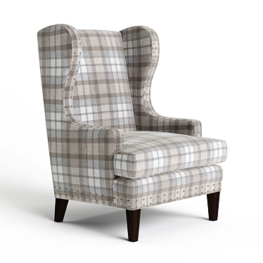 Stylish Aiden Armchair by Marko Kraus 3D model image 1 