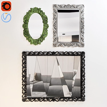 Modern mirror set