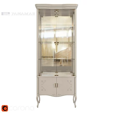 PANAMAR Natural Wood Showcase 3D model image 1 