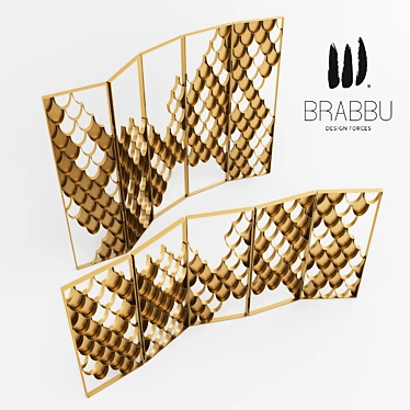 Breathtaking Brabbu Koi Screen Duo 3D model image 1 