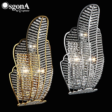 Riccio Osgona Crystal Chandelier 3D model image 1 