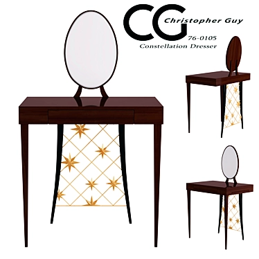  Constellation Dresser: Elegant Table by Christopher Guy 3D model image 1 