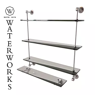 Modern Stack Shelf: Easton 3D model image 1 
