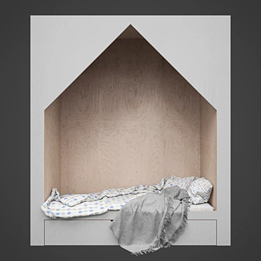 Dreamland Delight Child Bed 3D model image 1 