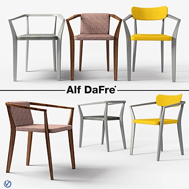 Modern ALF DA FRE Chair - VIKY 3D model image 1 