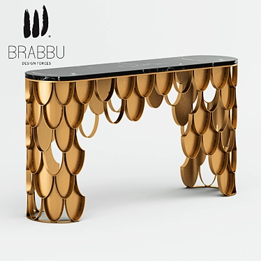 Exquisite Brabbu Koi Console: Perfect Style and Functionality 3D model image 1 