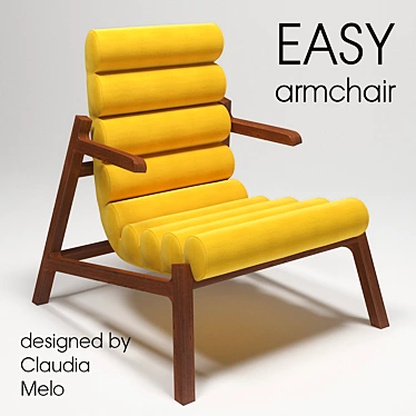 Easy Armchair: Stylish Comfort for Your Home 3D model image 1 