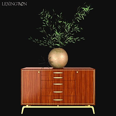 Elegant Lenox Hill Buffet 3D model image 1 