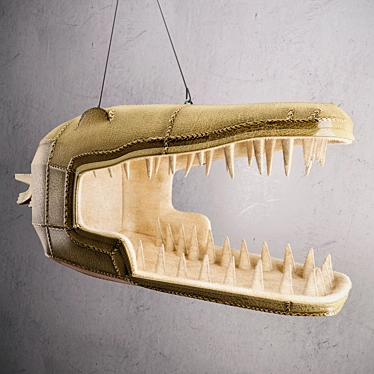 Hanging crocodile chair by Porky Hefer