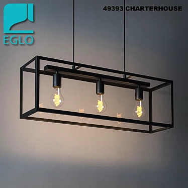 EGLO Charterhouse Wall Lanterns 3D model image 1 