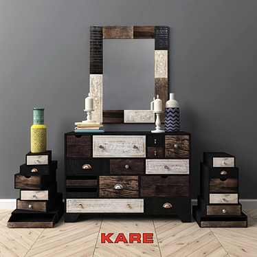 Kare set with decor