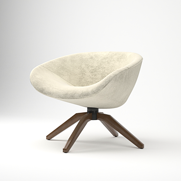 B&B Italia Mart Armchair: Italian Elegance 3D model image 1 