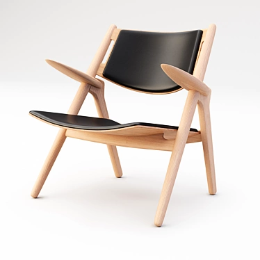 1951 Wegner CH28 Chair 3D model image 1 