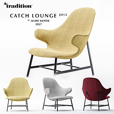 &tradition CatchLounge - Stylish and Comfortable Lounge Chair 3D model image 1 