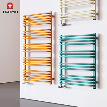 Modern Terma Alex One Towel Warmer 3D model image 1 