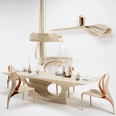 Joseph Walsh and Zaha Hadid Dining Set