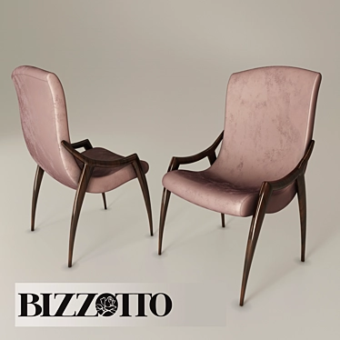 Elegant Symphony Art. 6043 Chairs 3D model image 1 
