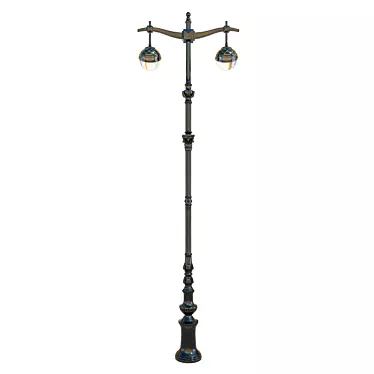 Elegant Lamppost: Polys 22,306 3D model image 1 
