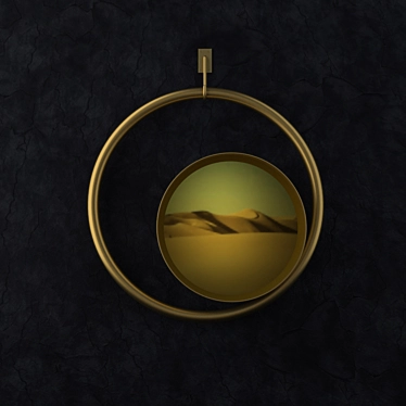 Bronze Solina Mirror 3D model image 1 