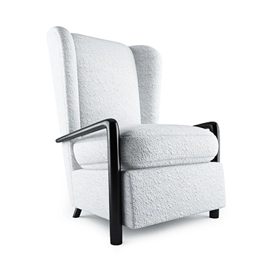 Elegant Royere Armchair: Perfectly Complements Any Scene 3D model image 1 