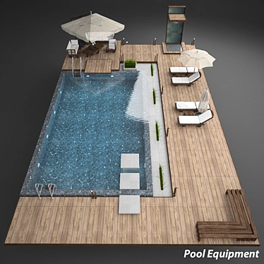 Essential Pool Equipment 3D model image 1 