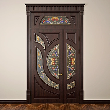 Classic Style Door - Timeless Elegance 3D model image 1 